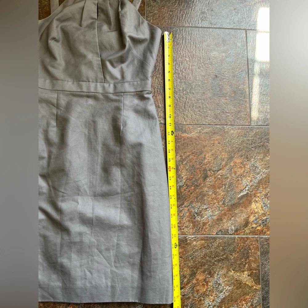 J. Crew gray 100% cotton sleeveless lined dress. Size 4